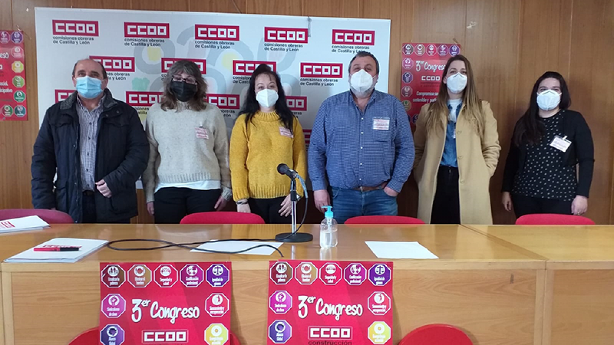 Antonio Estrada, elegido coordinador provincial de CCOO de Construccin y Servicios de Valladolid